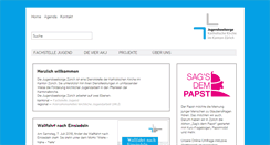 Desktop Screenshot of jugendseelsorge.ch